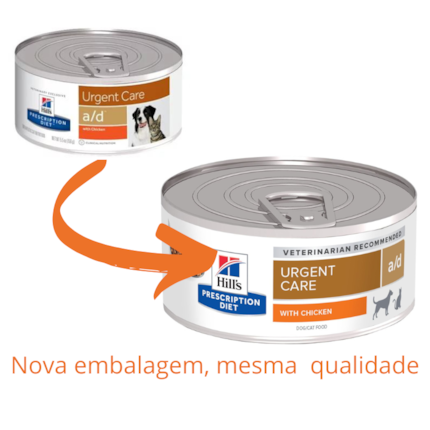 Ração Úmida Coadjuvante - Hill's Prescription Diet Urgent Care a/d - Cães e  Gatos