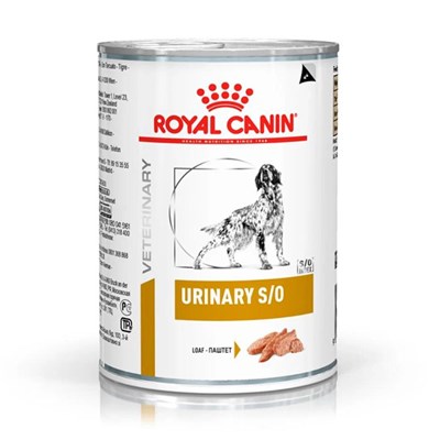 Ração Úmida Lata Royal Canin Dieta Veterinária Urinary S/O para Cães com Doenças Urinárias