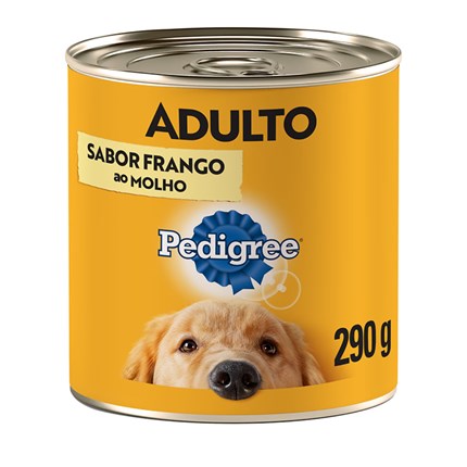 Ração Úmida Pedigree 290gr sabor Frango ao Molho para Cães Adultos