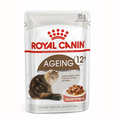 Produto Ração Úmida Royal Canin Ageing Sachê para Gatos Idosos 12+  85g