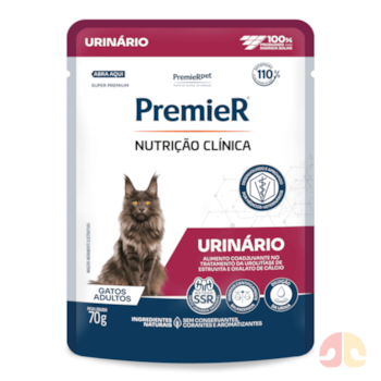 Ração Úmida Sachê PremieR Nutrição Clínica Urinário 70gr para Gatos - Imagem principal