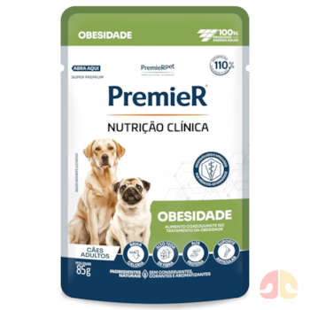 Ração Úmida Sachê PremieR® Nutrição Clínica Obesidade 85gr para Cães - Imagem principal