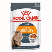 Ração Úmida Sachê Royal Canin Care Intense Beauty para Gatos Adultos 85g