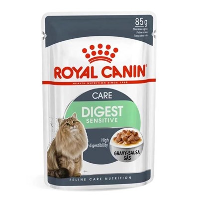 Produto Ração Úmida Sachê Royal Canin Cuidado Digestivo Sensitive 85gr para Gatos Adultos