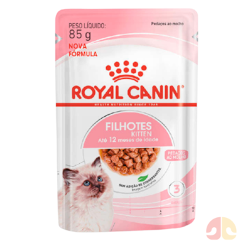 Ração Úmida Sachê Royal Canin Feline Kitten para Gatos Filhotes 85g - Imagem principal