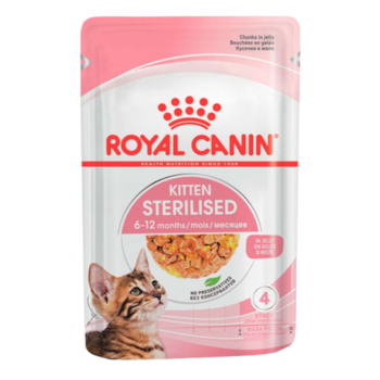 Ração Úmida Sachê Royal Canin Feline Kitten para Gatos Filhotes 85g - Imagem principal