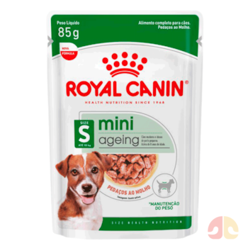 Ração Úmida Sachê Royal Canin Mini Ageing 12+ para Cães Idosos de Raças Mini 85g - Imagem principal