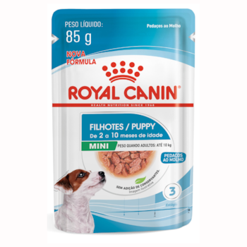 Ração Úmida Sachê Royal Canin Puppy Mini para Cães Filhotes 85g - Imagem principal