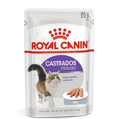 Produto Ração Úmida Sache Royal Canin Sterilise Patê 85gr para Gatos Castrados