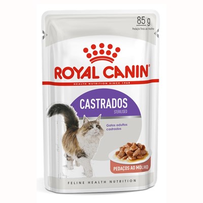 Ração Úmida Sachê Royal Canin Sterilised para Gatos Adultos Castrados 85kg
