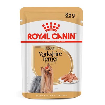 Produto Ração Úmida Sachê Royal Canin Yorkshire Terrier para Cães Adultos 85g