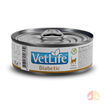 Ração Úmida Vet Life Diabetic 85gr para Gatos - Imagem principal