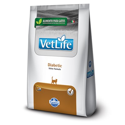 Ração VetLife Diabetic para gatos adultos 2,0kg