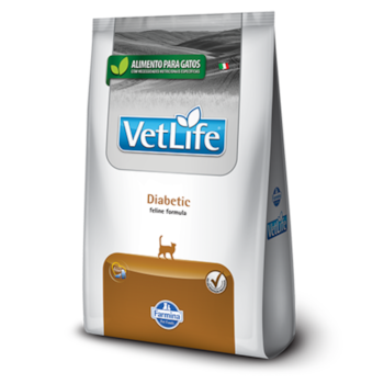Ração VetLife Diabetic para gatos adultos 400gr - Imagem principal