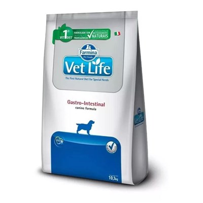 Ração VetLife Gastrointestinal para cachorros adultos 10,1kg