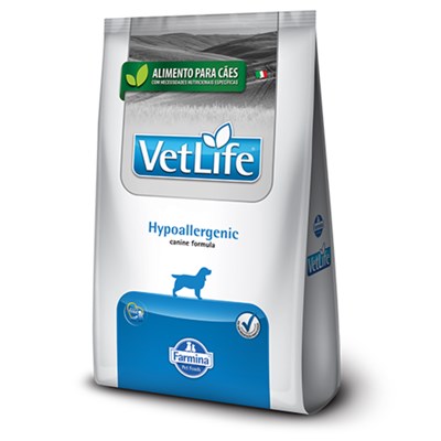 Produto Ração VetLife Hypoallergenic para cachorros adultos médio e grande porte 10,0kg