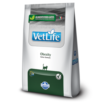 Ração VetLife Obesity para gatos adultos 400gr - Imagem principal