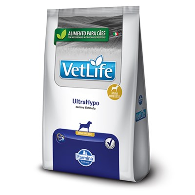 Ração VetLife UltraHypo para cachorros adultos mini breeds 2,0kg