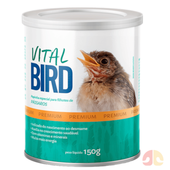 Ração Vital Bird Zootekna 150g Papinha para Pássaros Filhote - Imagem principal