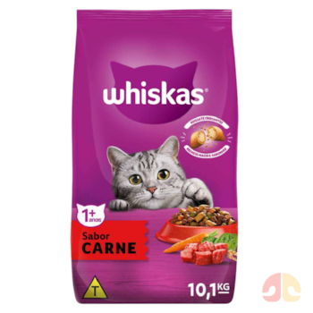 Ração Whiskas Para Gatos Adultos Sabor Carne 10,1kg - Imagem principal