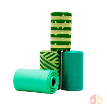 Refil Cata Caca Biodegradável Ecológico Germanhart Bambu para Cães e Gatos - Imagem principal