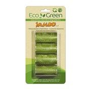 Refil Jambo Pet Saquinho Eco Green Verde 4 Rolos