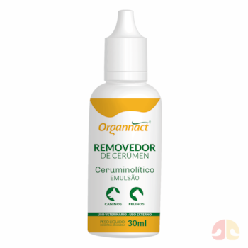 Removedor de Cerúmen Organnact para Cães e Gatos 30ml - Imagem principal