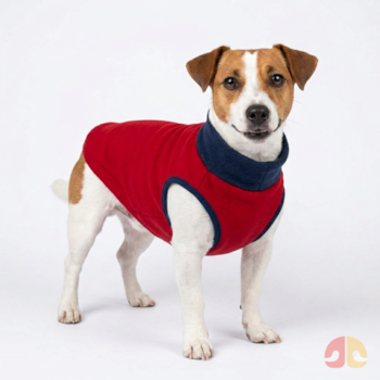 Roupinha Blusa Básica sem Manga Fábrica Pet Vermelho GG para Cães - Imagem principal
