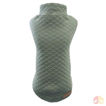 Roupinha Blusa Matelasse Verde Fábrica Pet P para Cães - Imagem principal