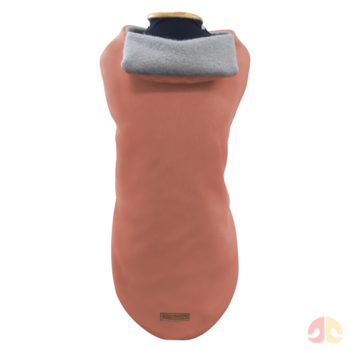 Roupinha Capa Alfaiataria Lisa Rose Fábrica Pet M para Cães - Imagem principal