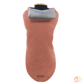 Roupinha Capa Alfaiataria Lisa Rose Fábrica Pet PP para Cães - Imagem principal