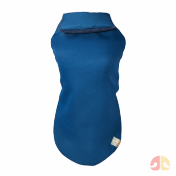 Roupinha Capa Lisa Oxford Fábrica Pet Azul EXG1 para Cães - Imagem principal