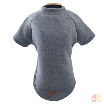Roupinha Moletom com Manga Cinza Fábrica Pet M para Cães - Imagem principal
