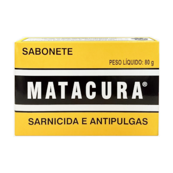 Sabonete Antipulgas e Sarnicida Matacura para cães 80g - Imagem principal