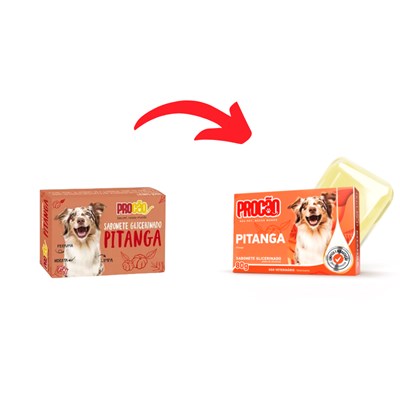 Sabonete Procão Glicerinado Pitanga para Cães 75gr