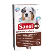 Sabonete Sanol Dog para Cães Coco 90gr