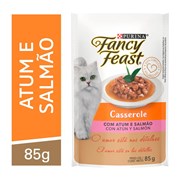 Sachê Fancy Feast Casserole Ração Úmida para Gatos Adultos Atum e Salmão 85g