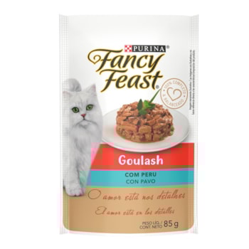 Sachê Fancy Feast Goulash Ração Úmida Para Gatos Adultos Peru 85g - Imagem principal