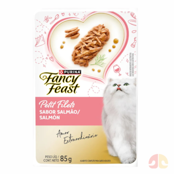 Sachê Fancy Feast Petit Filet para Gatos Adultos Salmão 85gr - Imagem principal