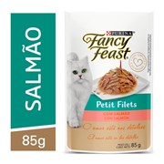 Sachê Fancy Feast Petit Filets Ração Úmida para Gatos Adultos Salmão 85g