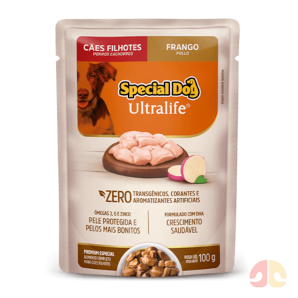 Sachê Special Dog Filhote Para Cachorros 100gr sabor Frango com Batata-Doce - Imagem principal