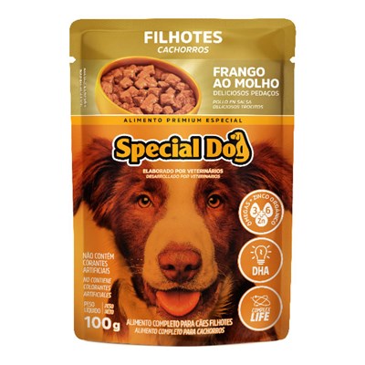 Sachê Special Dog para Cães Filhotes Frango 100g
