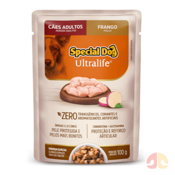 Sachê Special Dog Ultralife para Cachorros Adultos 100gr sabor Frango e Batata-Doce - Imagem principal