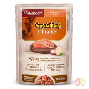 Sachê Special Dog Ultralife para Cachorros Adultos 100gr sabor Salmão e Batata-Doce - Imagem principal