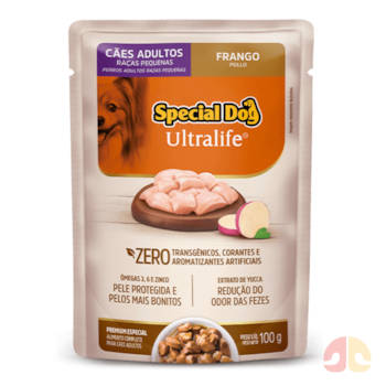 Sachê Special Dog Ultralife para Cachorros Adultos Raças Pequenas 100gr sabor Frango e Batata-Doce - Imagem principal