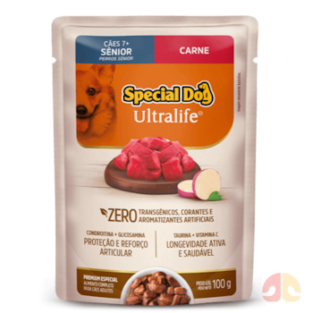 Sachê Special Dog Ultralife Sênior Para Cachorros 100gr sabor Carne com Batata-Doce - Imagem principal