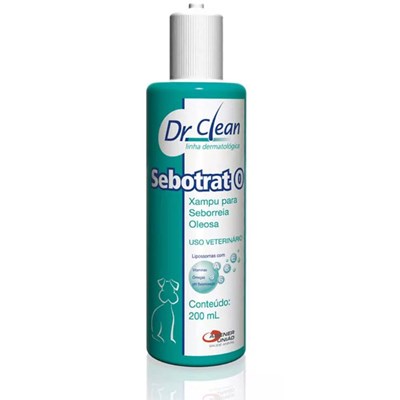 Sebotrat O Shampoo contra Seborreia Oleosa em Cachorros 200ml