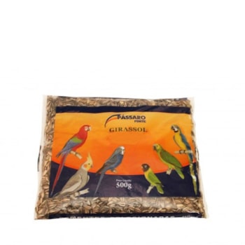 Semente de Girassol Miúdo Pássaro Forte 500gr - Imagem principal