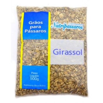 Semente Nutripássaros Girassol Comum para Pássaros 500g - Imagem principal