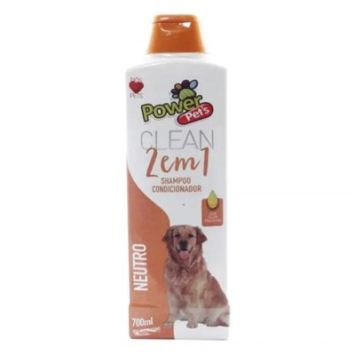 Shampoo 2 em 1 Power Pets Neutro para Cães 700 ml